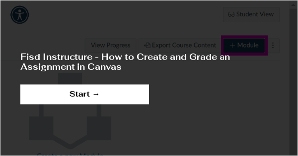 how to create assignment in canvas instructure