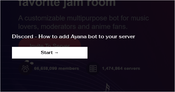 Ayana  Multipurpose High Quality Discord Music Bot