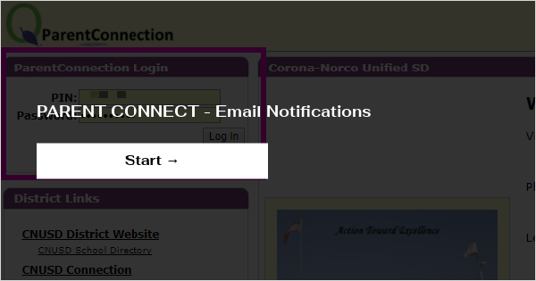 PARENT CONNECT - Email Notifications