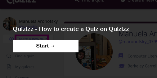 Creating a Quiz in Quizizz 