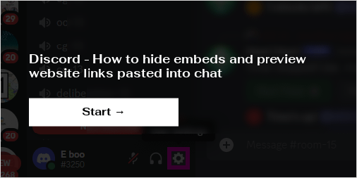 How to disable Auto-embed Link preview in Discord