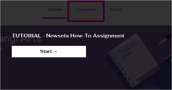 how to submit an assignment on newsela