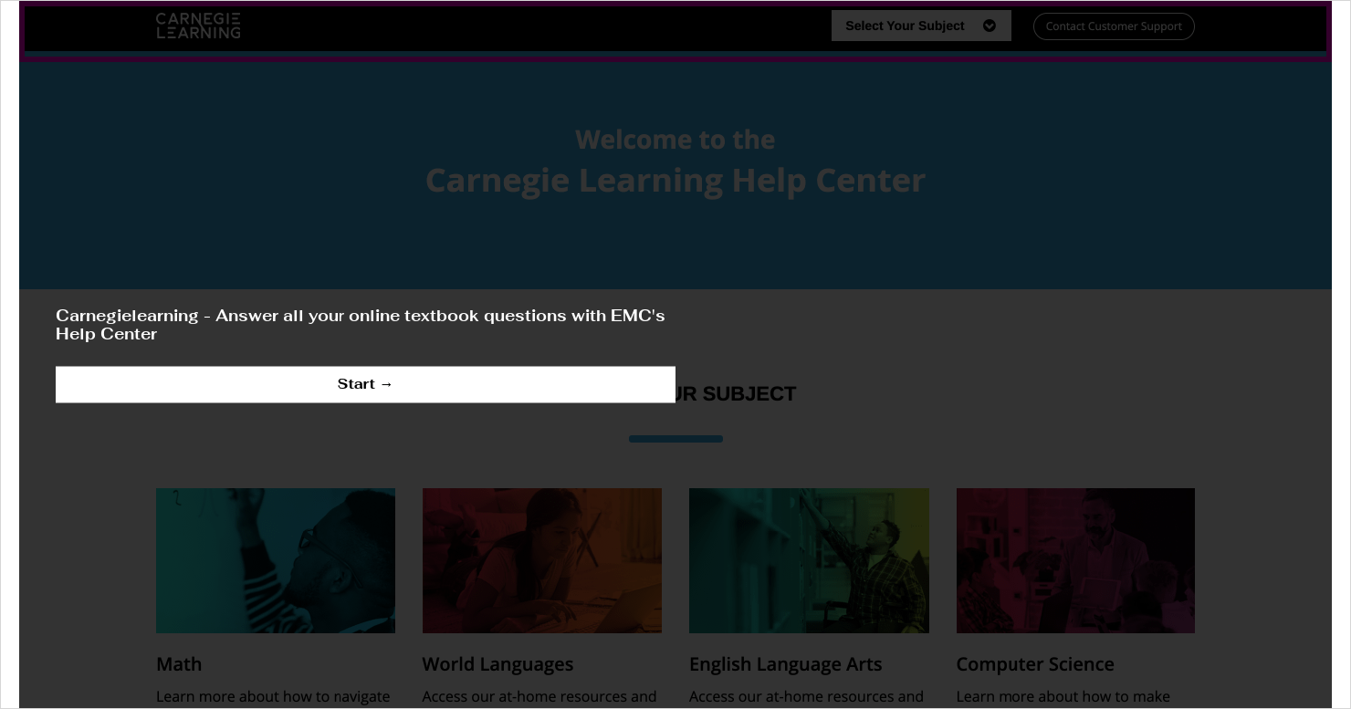 Carnegielearning - Answer all your online textbook questions with ...