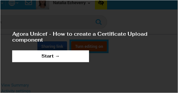 Agora Unicef - How to create a Certificate Upload component