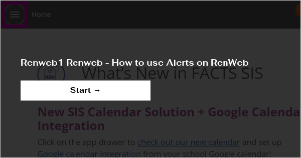 Renweb1 Renweb - How to use Alerts on RenWeb
