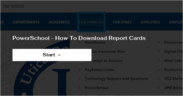 PowerSchool - How To Download Report Cards