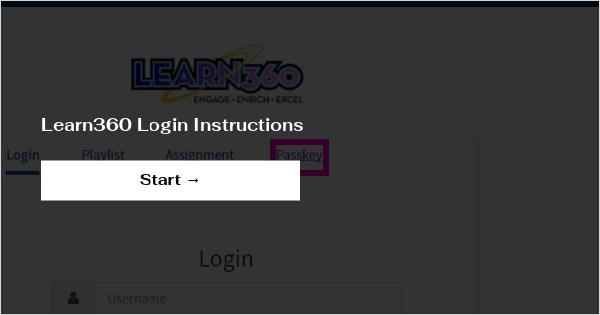 Learn360 Login Instructions